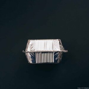 aluminum foil service container
